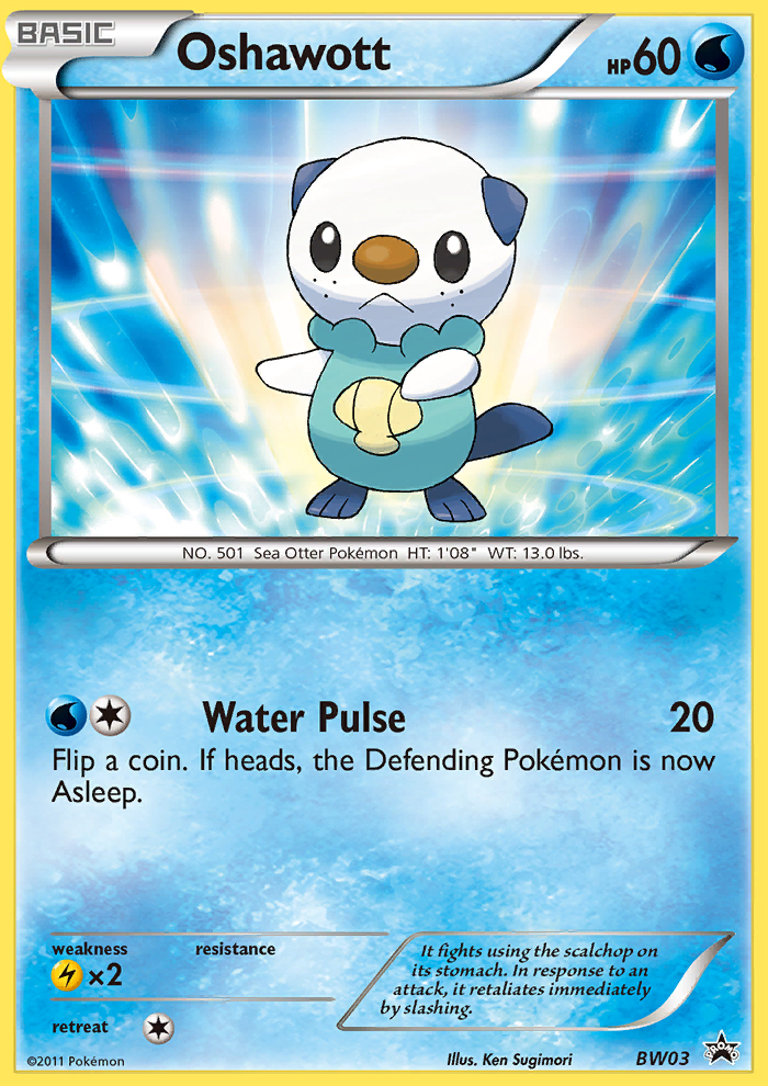 Oshawott (BW03) [Black & White: Black Star Promos] | All Aboard Games