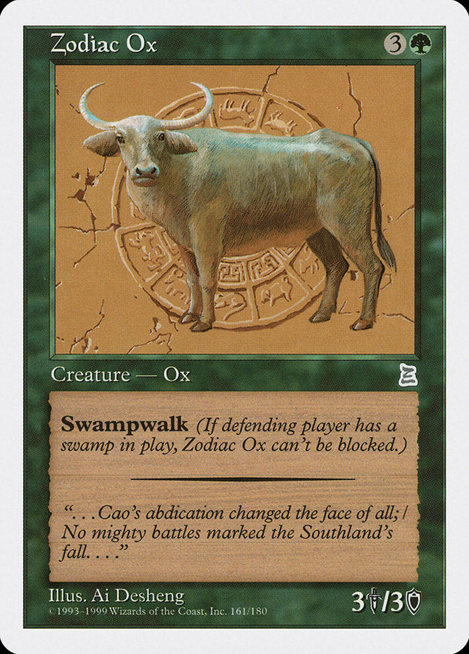 Zodiac Ox [Portal Three Kingdoms] | All Aboard Games