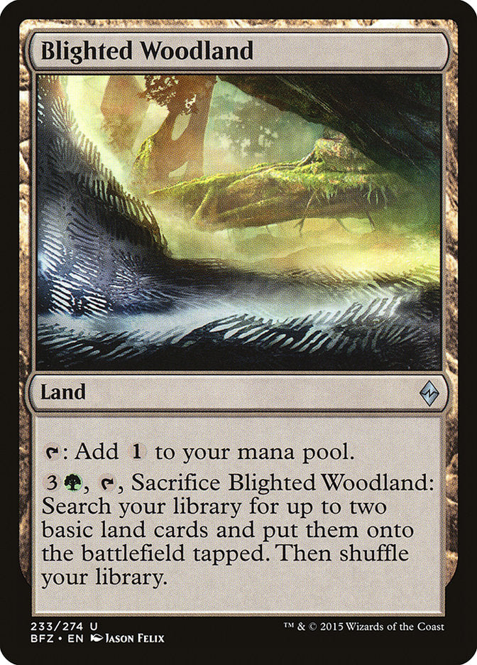 Blighted Woodland [Battle for Zendikar] | All Aboard Games