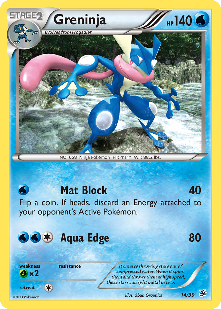 Greninja (14/39) [XY: Kalos Starter Set] | All Aboard Games