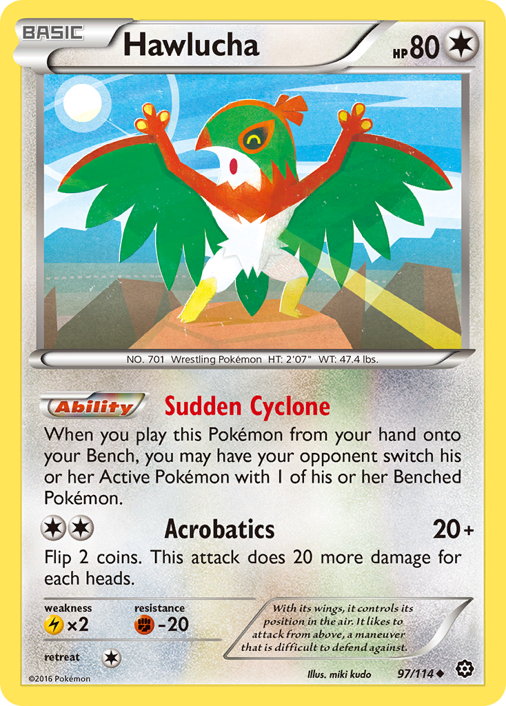 Hawlucha (97/114) [XY: Steam Siege] | All Aboard Games