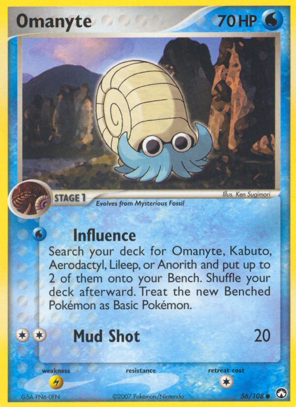 Omanyte (56/108) [EX: Power Keepers] | All Aboard Games