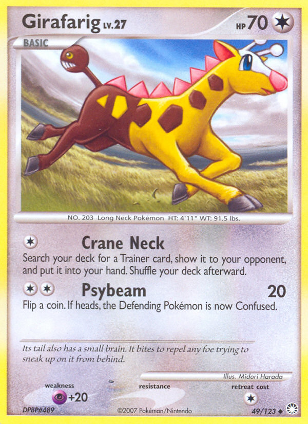 Girafarig (49/123) [Diamond & Pearl: Mysterious Treasures] | All Aboard Games