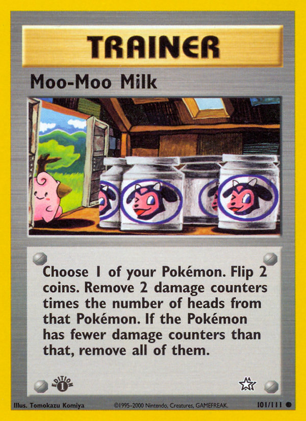 Moo-Moo Milk (101/111) [Neo Genesis 1st Edition] | All Aboard Games