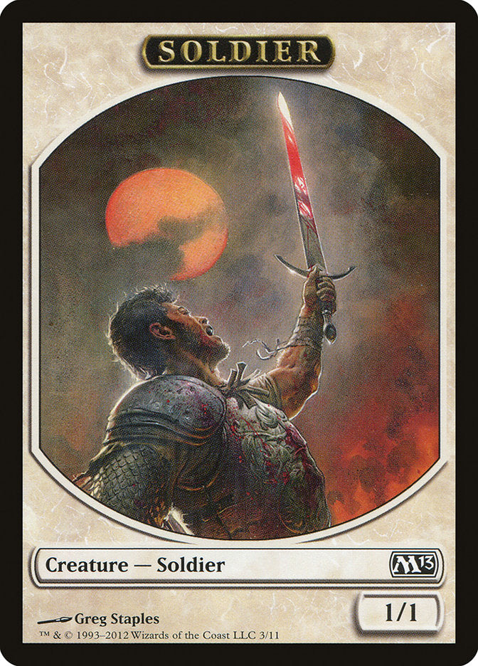 Soldier [Magic 2013 Tokens] | All Aboard Games