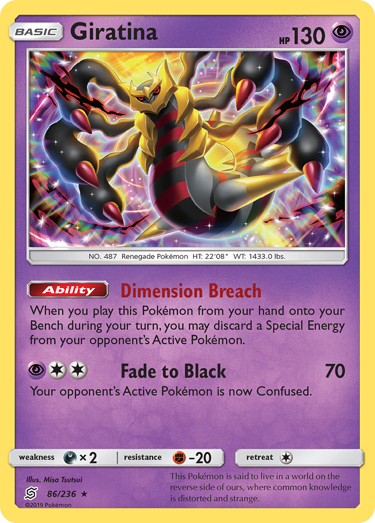 Giratina (86/236) [Sun & Moon: Unified Minds] | All Aboard Games