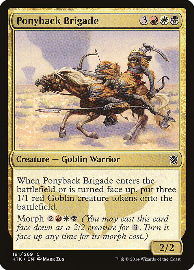 Ponyback Brigade [Khans of Tarkir] | All Aboard Games