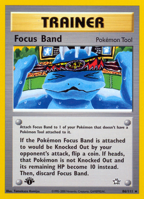 Focus Band (86/111) [Neo Genesis 1st Edition] | All Aboard Games