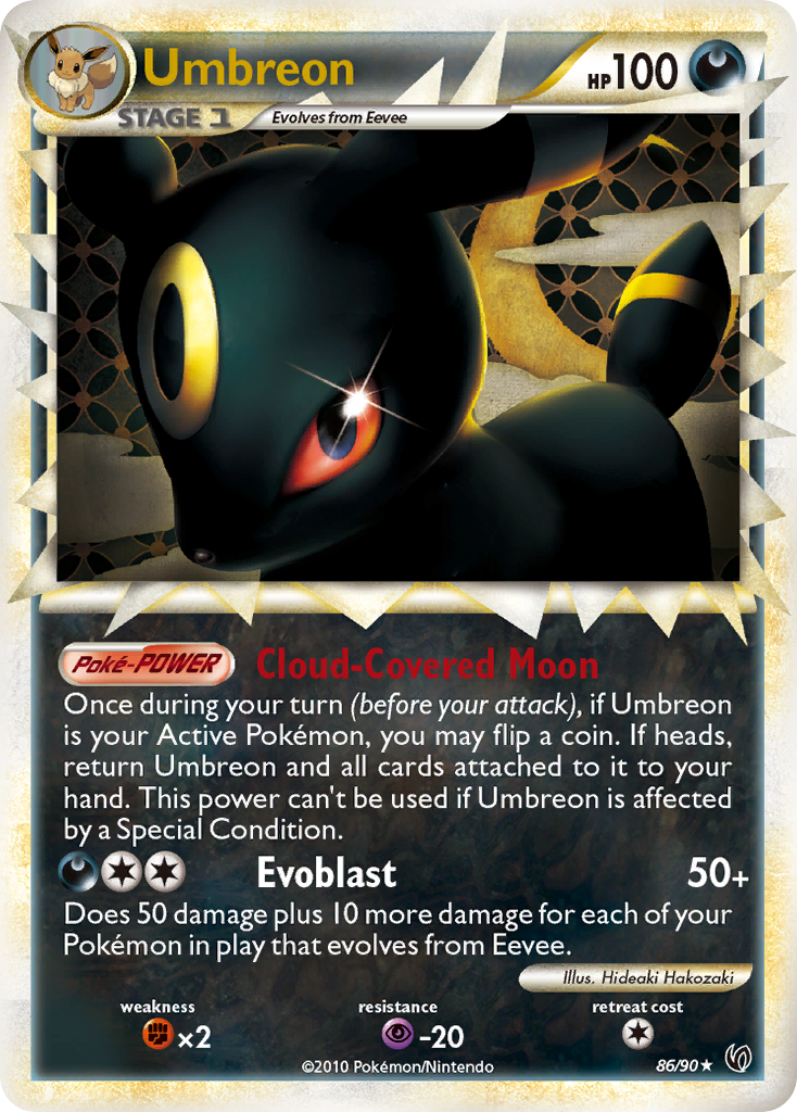 Umbreon (86/90) [HeartGold & SoulSilver: Undaunted] | All Aboard Games