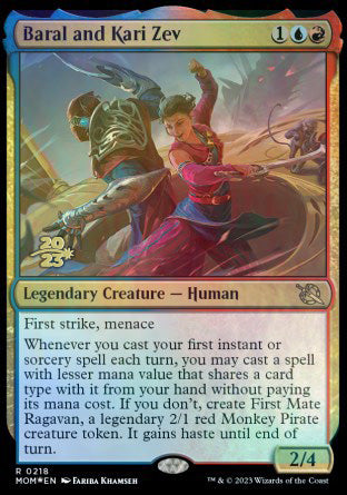 Baral and Kari Zev [March of the Machine Prerelease Promos] | All Aboard Games