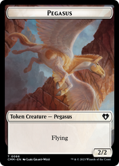 Copy (54) // Pegasus Double-Sided Token [Commander Masters Tokens] | All Aboard Games