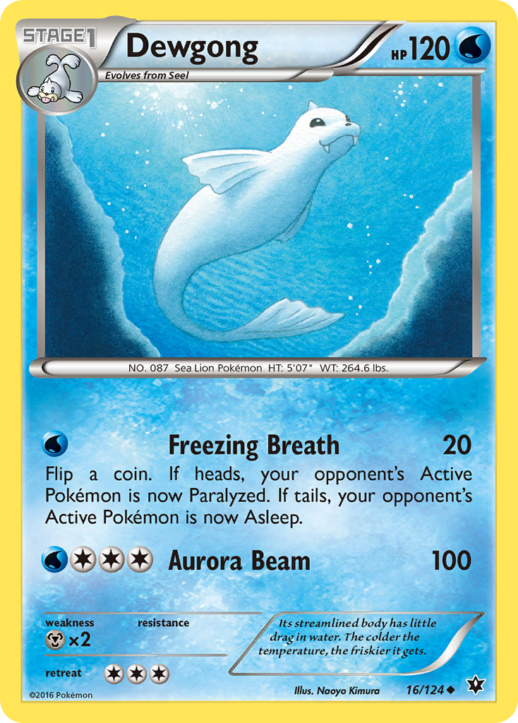 Dewgong (16/124) [XY: Fates Collide] | All Aboard Games