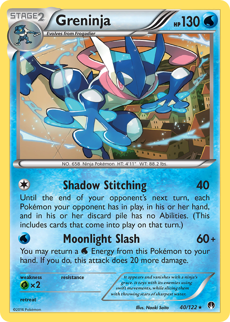 Greninja (40/122) [XY: BREAKpoint] | All Aboard Games