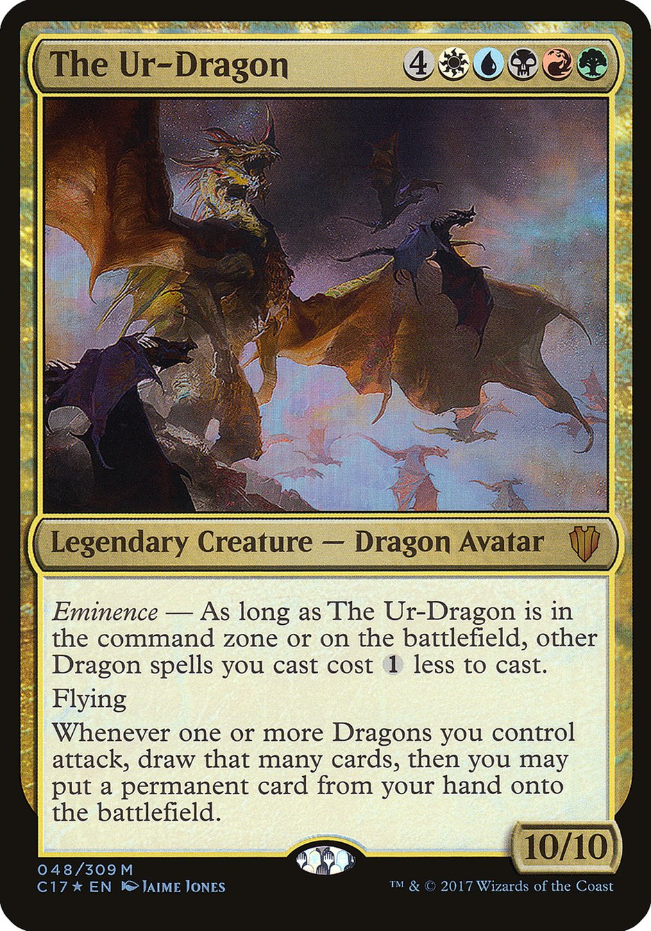 The Ur-Dragon (Oversized) [Commander 2017 Oversized] | All Aboard Games