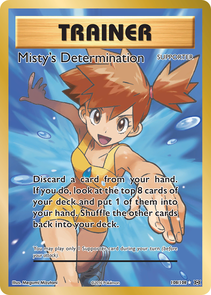 Misty's Determination (108/108) [XY: Evolutions] | All Aboard Games