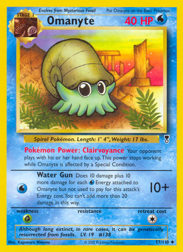 Omanyte (57/110) [Legendary Collection] | All Aboard Games