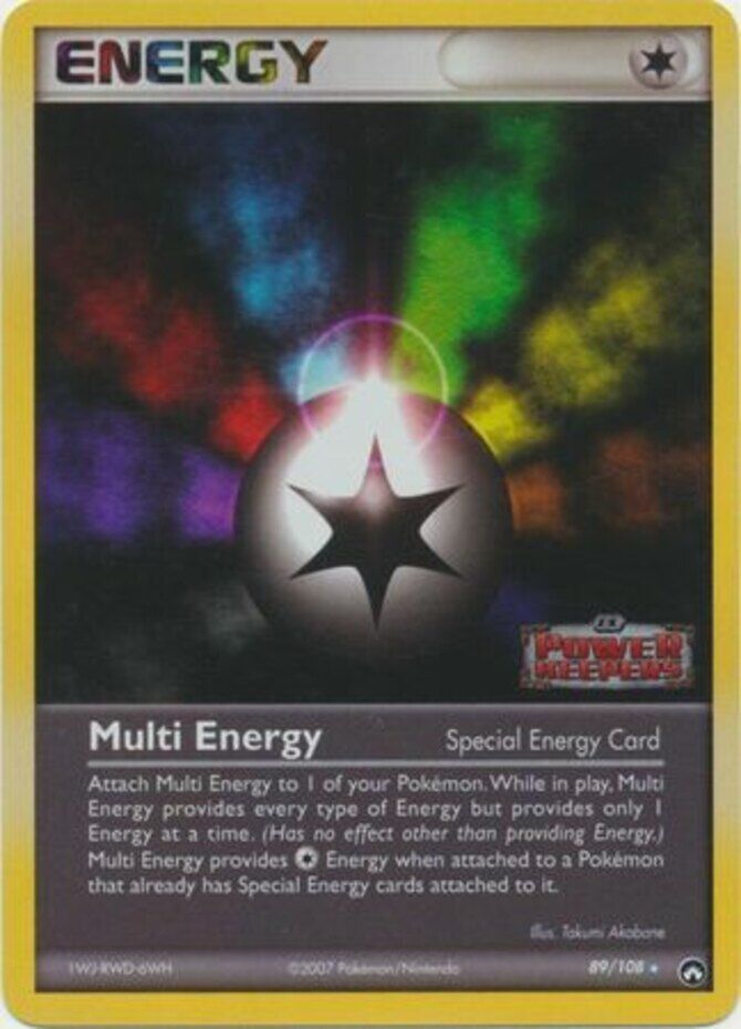 Multi Energy (89/108) (Stamped) [EX: Power Keepers] | All Aboard Games