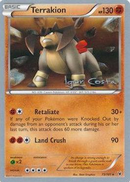 Terrakion (73/101) (Pesadelo Prism - Igor Costa) [World Championships 2012] | All Aboard Games