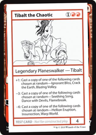 Tibalt the Chaotic (2021 Edition) [Mystery Booster Playtest Cards] | All Aboard Games