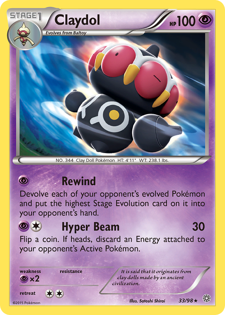 Claydol (33/98) [XY: Ancient Origins] | All Aboard Games