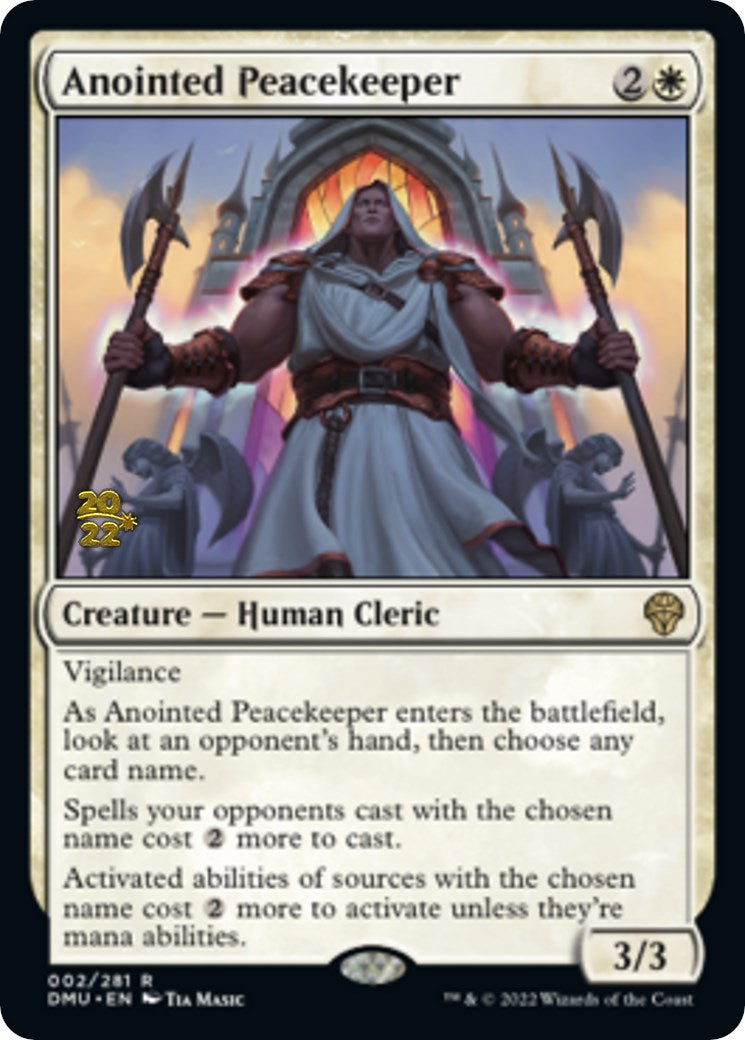 Anointed Peacekeeper [Dominaria United Prerelease Promos] | All Aboard Games