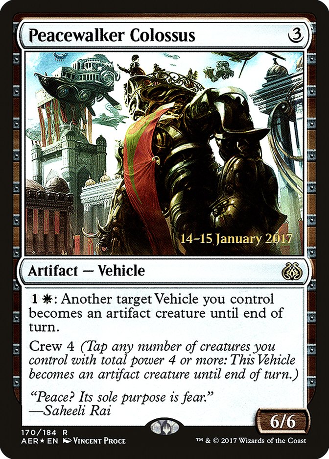 Peacewalker Colossus  [Aether Revolt Prerelease Promos] | All Aboard Games