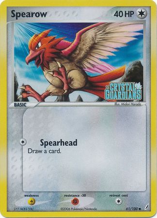 Spearow (61/100) (Stamped) [EX: Crystal Guardians] | All Aboard Games