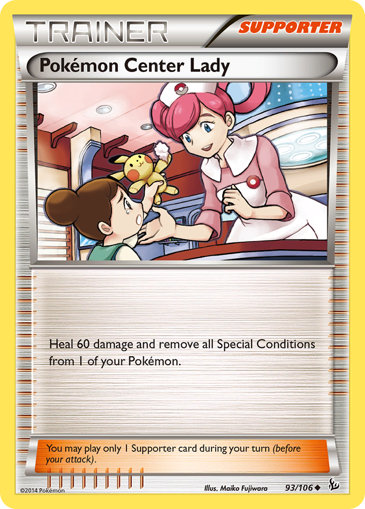Pokemon Center Lady (93/106) [XY: Flashfire] | All Aboard Games