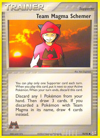 Team Magma Schemer (70/95) [EX: Team Magma vs Team Aqua] | All Aboard Games