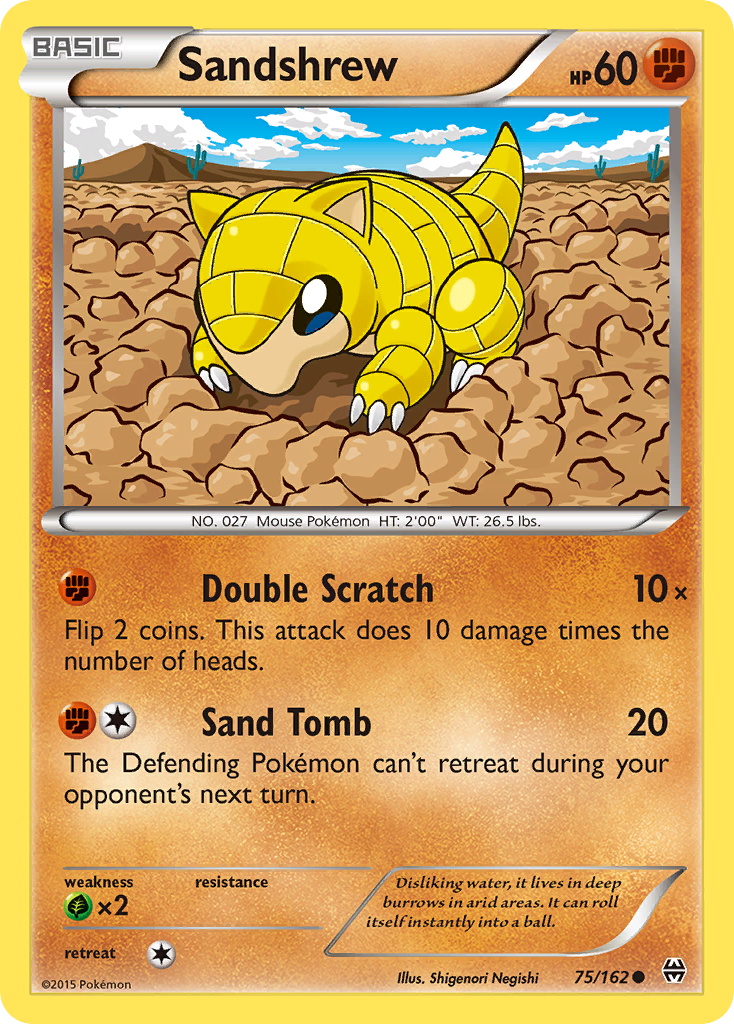 Sandshrew (75/162) [XY: BREAKthrough] | All Aboard Games