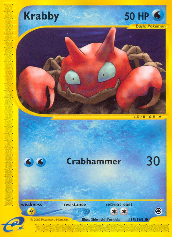 Krabby (115/165) [Expedition: Base Set] | All Aboard Games