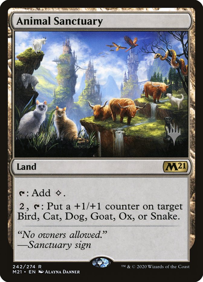 Animal Sanctuary (Promo Pack) [Core Set 2021 Promos] | All Aboard Games