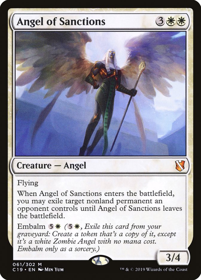 Angel of Sanctions [Commander 2019] | All Aboard Games