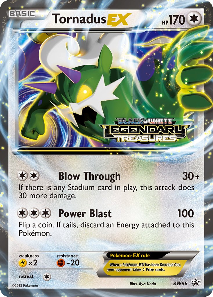 Tornadus EX (BW96) [Black & White: Black Star Promos] | All Aboard Games