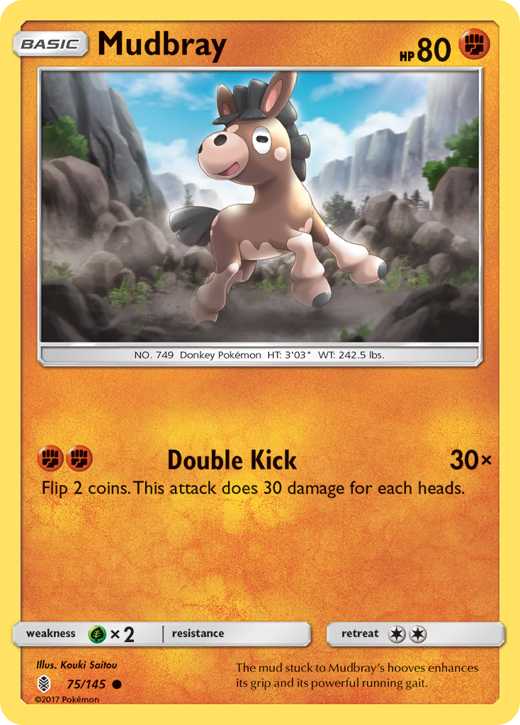 Mudbray (75/145) [Sun & Moon: Guardians Rising] | All Aboard Games