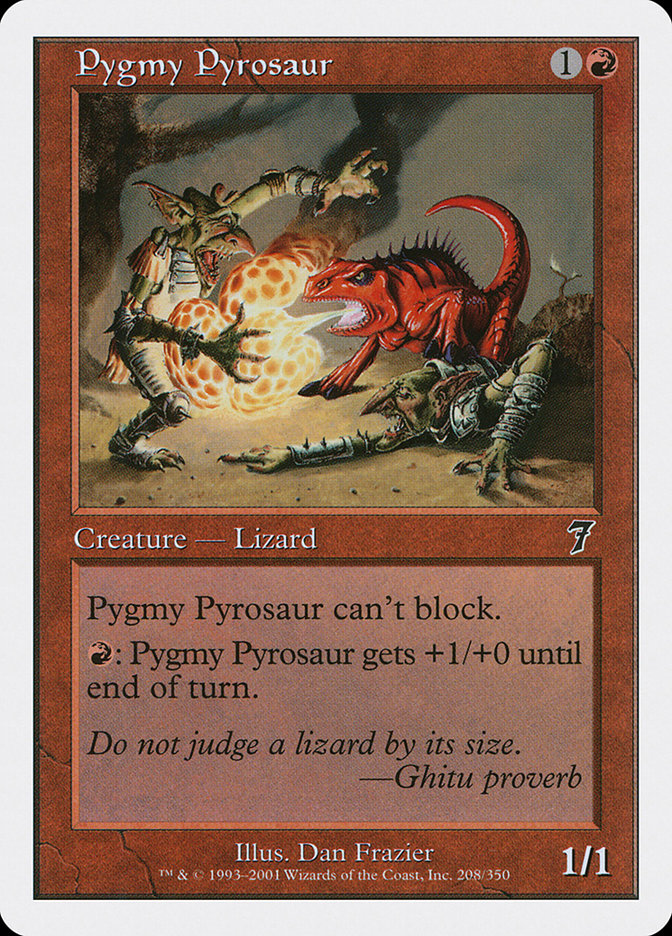 Pygmy Pyrosaur [Seventh Edition] | All Aboard Games