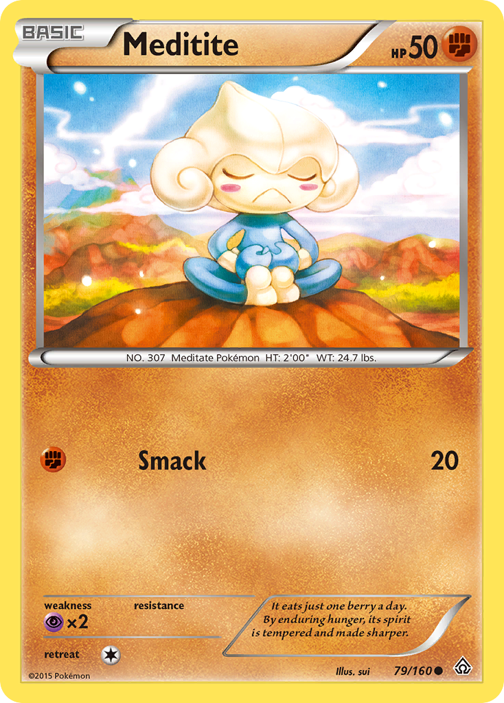 Meditite (79/160) [XY: Primal Clash] | All Aboard Games