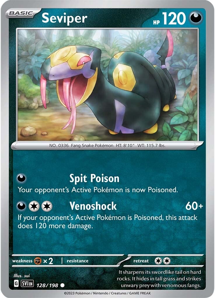 Seviper (128/198) [Scarlet & Violet: Base Set] | All Aboard Games