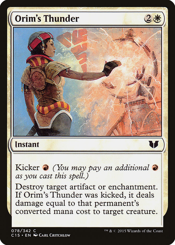 Orim's Thunder [Commander 2015] | All Aboard Games