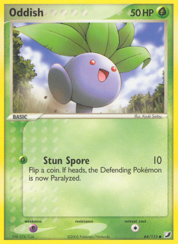 Oddish (64/115) [EX: Unseen Forces] | All Aboard Games
