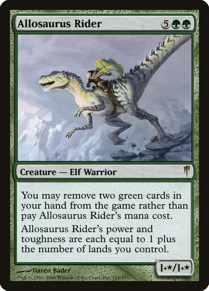 Allosaurus Rider [Coldsnap] | All Aboard Games