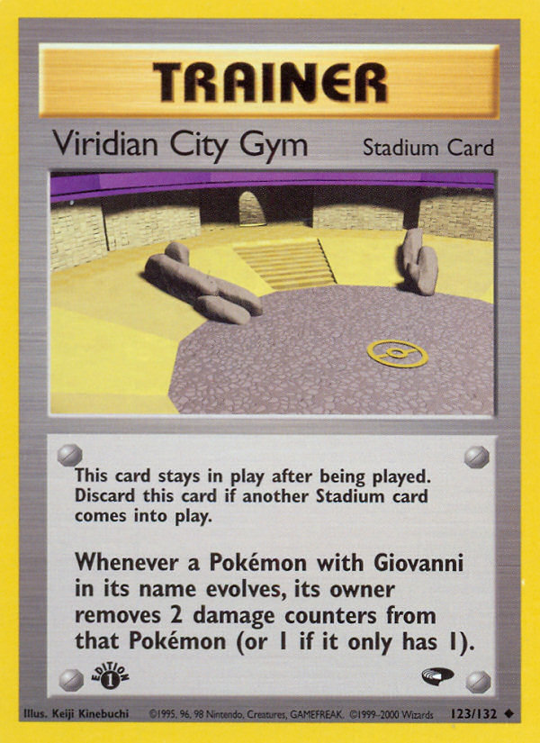 Viridian City Gym (123/132) [Gym Challenge 1st Edition] | All Aboard Games