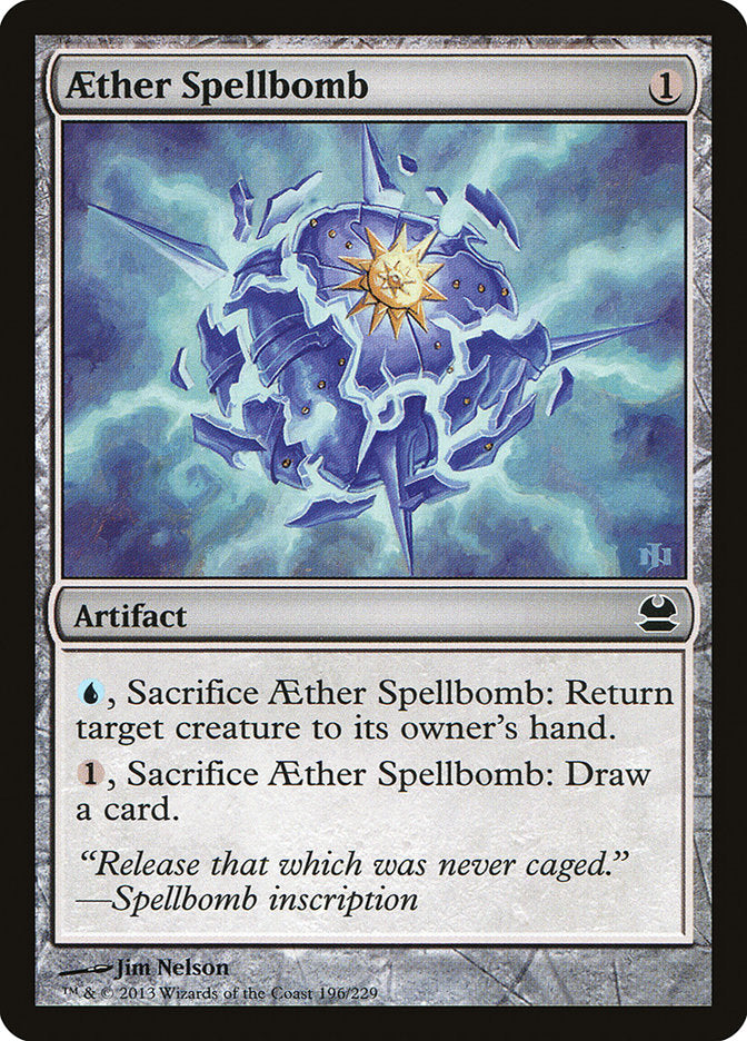 Aether Spellbomb [Modern Masters] | All Aboard Games