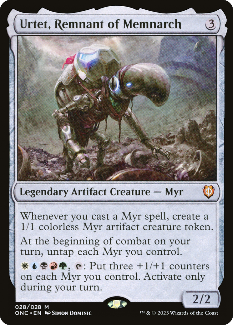 Urtet, Remnant of Memnarch [Phyrexia: All Will Be One Commander] | All Aboard Games