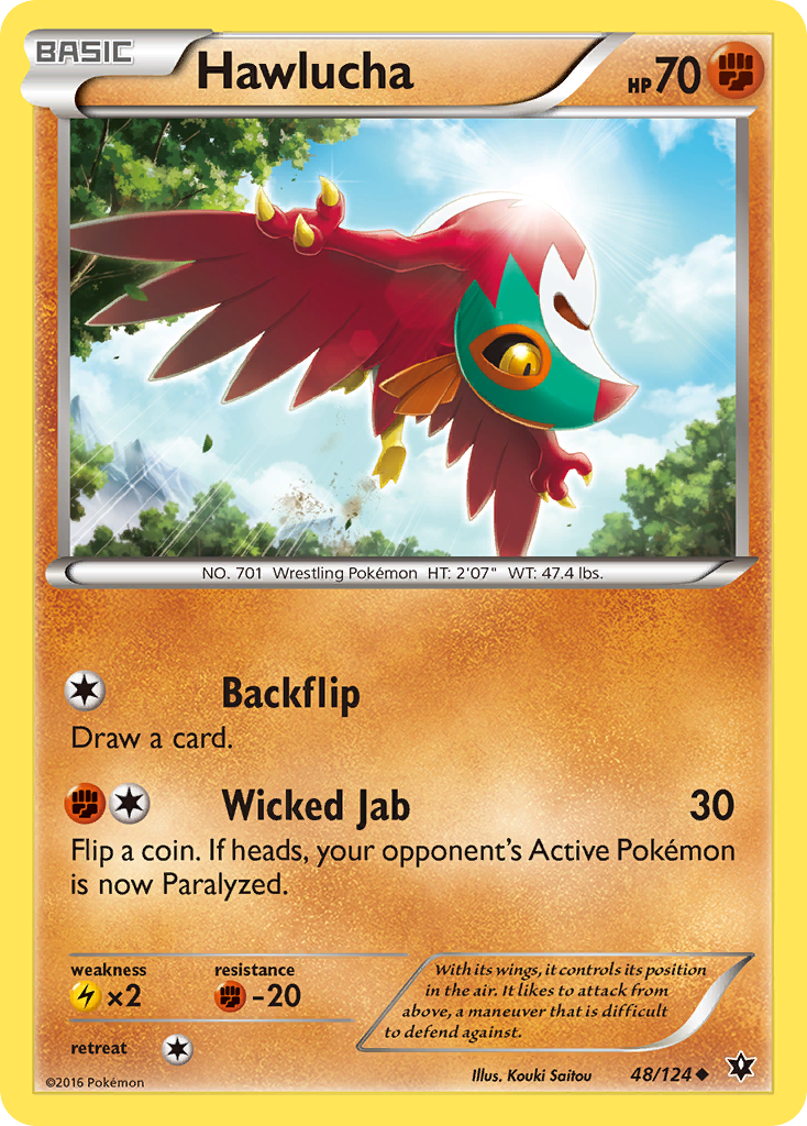 Hawlucha (48/124) [XY: Fates Collide] | All Aboard Games