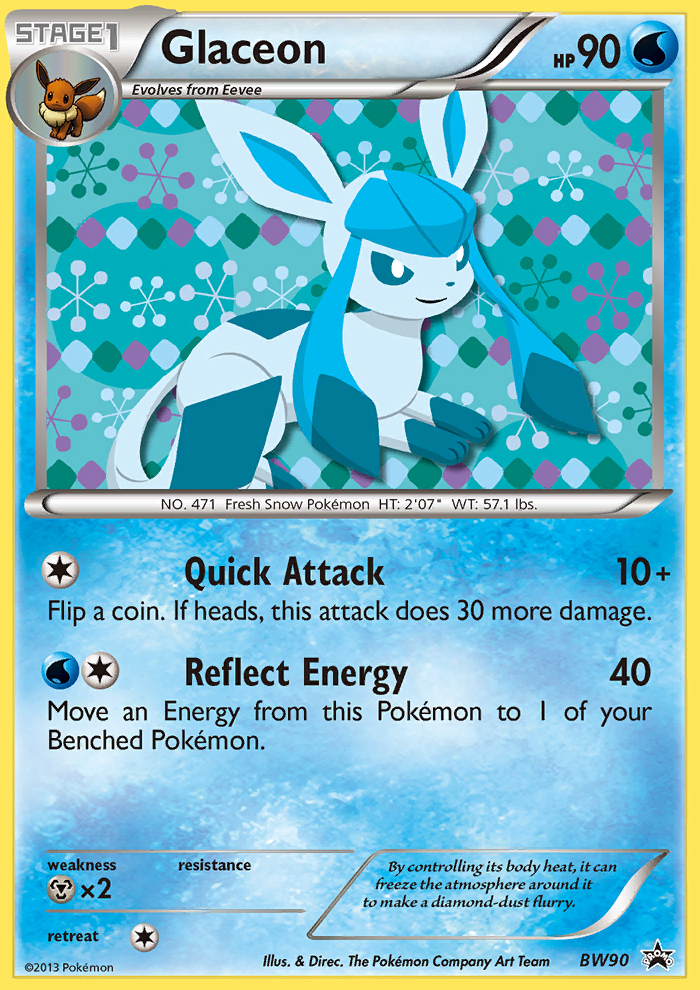 Glaceon (BW90) [Black & White: Black Star Promos] | All Aboard Games