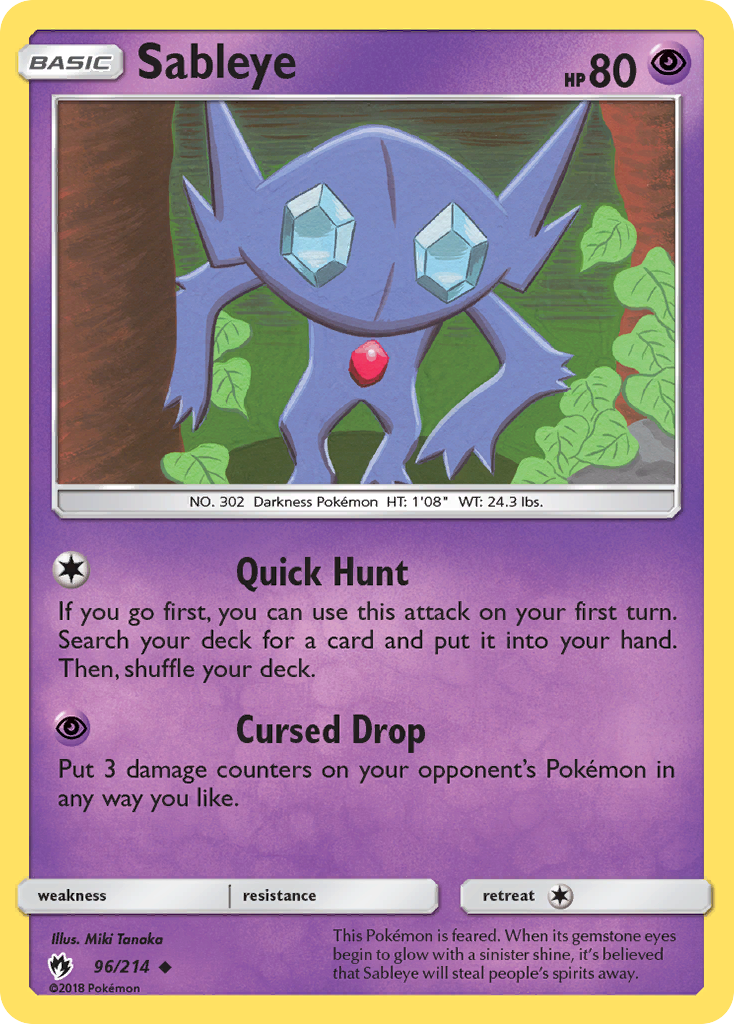 Sableye (96/214) [Sun & Moon: Lost Thunder] | All Aboard Games