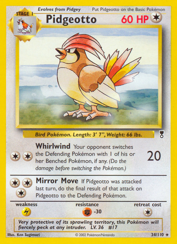 Pidgeotto (34/110) [Legendary Collection] | All Aboard Games