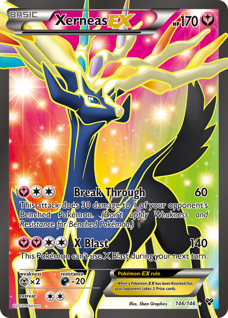 Xerneas EX (146/146) [XY: Base Set] | All Aboard Games