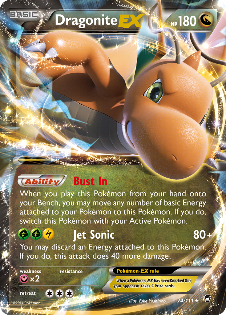 Dragonite EX (74/111) [XY: Furious Fists] | All Aboard Games